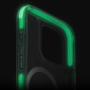 UNIQ Combat Luminous MagClick tok ragyogással a sötétben kerettel és MagSafe iPhone 16 Plus készülékhez - átlátszó