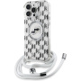 Karl Lagerfeld IML Monogram K&CH Heads tok zsinórral és MagSafe iPhone 16 Pro Max készülékhez - átlátszó