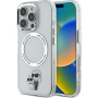 Karl Lagerfeld IML Karl és Choupette burkolat MagSafe-el* iPhone 16 Pro Max készülékhez - átlátszó