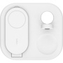 BELKIN Boost Charge 3 az 1-ben összecsukható mágneses vezeték nélküli töltőállvány iPhone / Apple Watch / AirPods készülékekhez - 15W - fehér