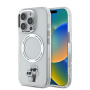 Karl Lagerfeld IML Karl és Choupette burkolat MagSafe-el* iPhone 16 Pro Max készülékhez - átlátszó