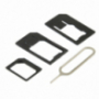 Kettős SIM kártya vágó - a standard káryából és a Micro SIM kártyából Nano vagy Micro SIM formátumot vág + redukció a Nano SIM ről Micro SIM re és standard SIM-re