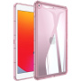 Fényes átlátszó borító iPad 10,2"-hoz (2019-2021) - rózsaszín
