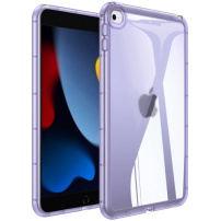 Fényes átlátszó borító iPad mini 4/5-hez - lila