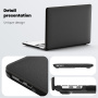 Bőr tok állvánnyal MacBook Pro 13"-hoz (A2251 / A2289 / A2338) - fekete