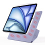 Mágneses tok origami állvánnyal iPad 10,9" (2022) / 11" (2025) készülékhez - kék-szürke