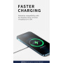 Wiwu W009 vezeték nélküli MagSafe töltő iPhone / AirPods készülékekhez - 15W - fehér
