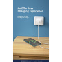 Wiwu W009 vezeték nélküli MagSafe töltő iPhone / AirPods készülékekhez - 15W - fehér
