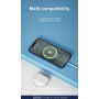 Wiwu W009 vezeték nélküli MagSafe töltő iPhone / AirPods készülékekhez - 15W - fehér