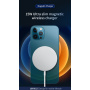 Wiwu W009 vezeték nélküli MagSafe töltő iPhone / AirPods készülékekhez - 15W - fehér