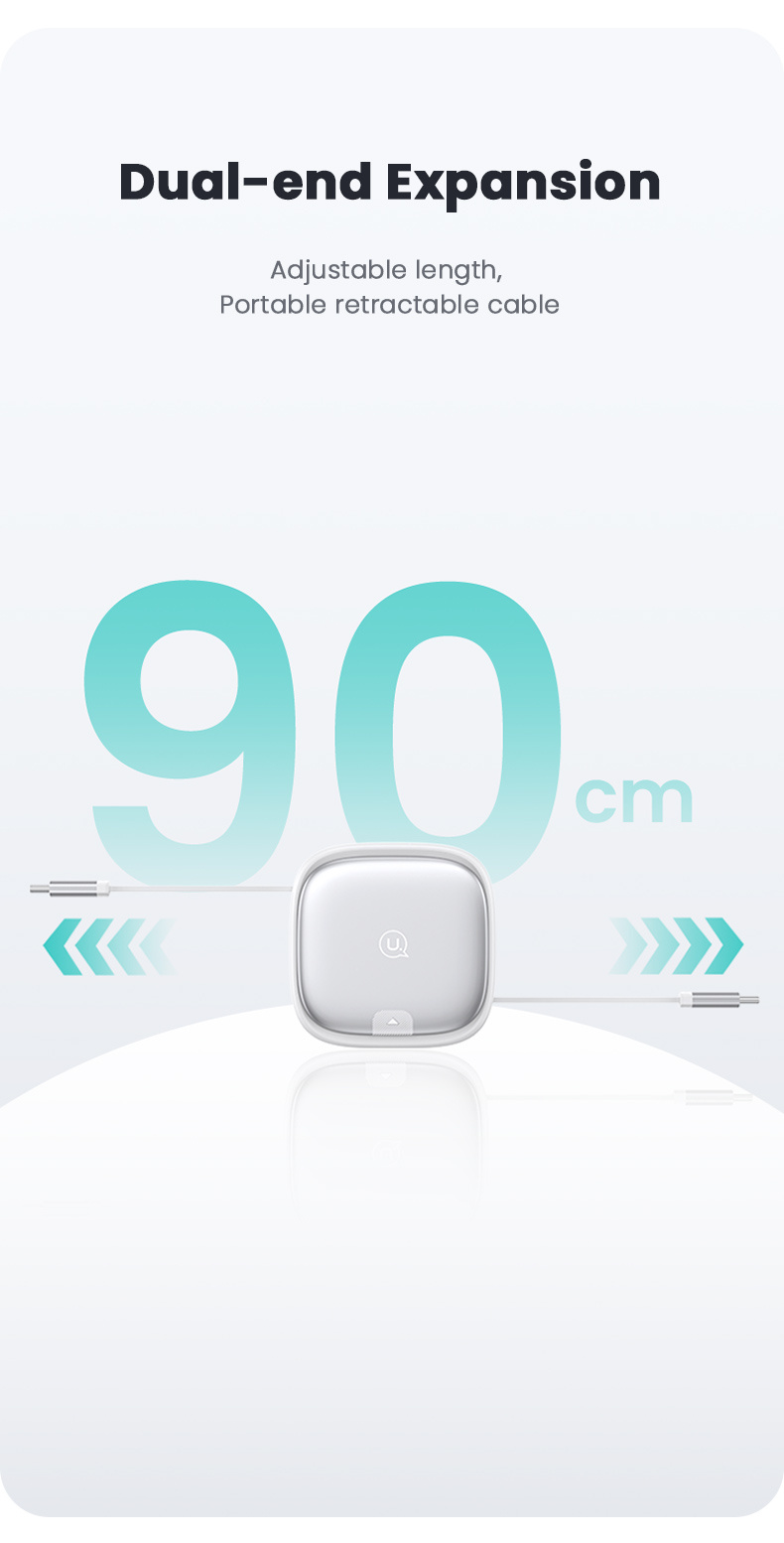 USAMS US-SJ650 készlet visszahúzható USB-C kábelekkel, adapterekkel és tűvel - fekete USAMS US-SJ650 készlet visszahúzható USB-C kábelekkel, adapterekkel és tűvel - fekete