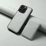 ESEBLE fedél levehető mágneses tárcával és MagSafe iPhone 16 Pro Max készülékhez - világosszürke