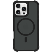 Tok megerősített sarkokkal és MagSafe iPhone 16 Pro-hoz - fekete
