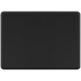 Bőr tok állvánnyal MacBook Air 15" (A2941 / A3114 / A3241) számára - fekete