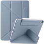 Mágneses tok origami állvánnyal iPad 10,9" (2022) / 11" (2025) készülékhez - kék-szürke