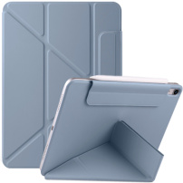 Mágneses tok origami állvánnyal iPad 10,9" (2022) / 11" (2025) készülékhez - kék-szürke