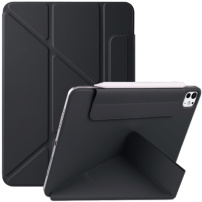 Mágneses tok origami állvánnyal iPad Pro 11"-hez (2020-2022) - fekete
