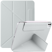 Mágneses tok origami állvánnyal iPad Pro 12,9"-hez (2018-2022) - szürke