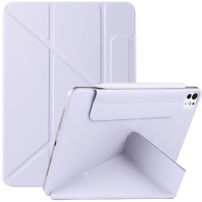 Mágneses tok origami állvánnyal iPad Pro 12,9"-hez (2018-2022) - lila