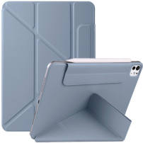 Mágneses tok tok origami állvánnyal iPad Pro 13" (2024/2025) - kék-szürke