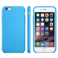 Csúszásgátló matt borító Apple iPhone 6 / 6S-re - kék