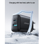 JOYROOM JR-TCF13 gyorstöltő adapter USB-C / USB-A portokkal - 25W - fekete