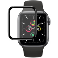 Baseus védőfólia fekete kerettel az Apple Watch 40mm-hez