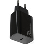 NORTHJO gyorstöltő adapter USB-C porttal - 20W - fekete
