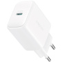 JOYROOM JR-TCF20 gyorstöltő adapter USB-C porttal - 20W - fehér