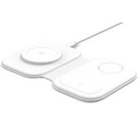 F20P 3 az 1-ben vezeték nélküli töltő iPhone/Apple Watch/AirPods készülékekhez - 15W - fehér