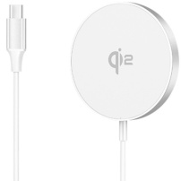 OJD-Q203 vezeték nélküli MagSafe töltő iPhone / AirPods készülékekhez - 15W - fehér