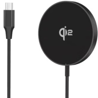 OJD-Q203 vezeték nélküli MagSafe töltő iPhone / AirPods készülékhez - 15W - fekete