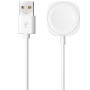 FIXED mágneses töltőkábel - USB-A mágneses puckhoz Apple Watch-hoz - 1 m - fehér