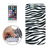 Gumi védőtok Apple iPhone 6 / 6S-re - zebra csíkos