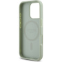 Guess Szemcsés Classic Embléma borító MagSafe-el* iPhone 16 Pro-hoz - zöld