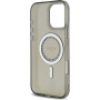 Guess IML Rhinestones Gyűrűburkolat MagSafe-el* iPhone 16 Pro készülékhez - szürke