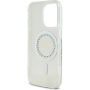 Guess IML Rhinestones Gyűrűburkolat MagSafe-el* iPhone 16 Pro-hoz - átlátszó