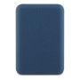 Guess Grained Triangle Logo vezeték nélküli MagSafe powerbank USB-C porttal - 5 000 mAh - sötétkék