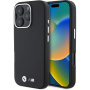 BMW M Kevlar fém logós tok iPhone 16 Pro készülékhez - fekete