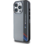 BMW IML Motorsport Vertical Stripe tok iPhone 16 Pro készülékhez - szürke