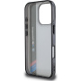BMW IML Motorsport Vertical Stripe tok iPhone 16 Pro készülékhez - szürke