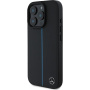Mercedes Blue Stripe borító MagSafe-el* iPhone 16 Pro készülékhez - fekete