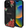 Guess 4G Roses tok rózsamintával és MagSafe iPhone 16 Pro Max készülékhez - szürke