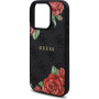 Guess 4G Roses tok rózsamintával és MagSafe iPhone 16 Pro Max készülékhez - szürke