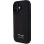 Oracle Red Bull Racing Carbon Powerbar borítás MagSafe-el* iPhone 16 Plus-hoz - fekete