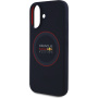 Oracle Red Bull Racing Red Ring szilikon tok MagSafe-el* iPhone 16-hoz - sötétkék