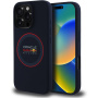 Oracle Red Bull Racing Red Ring szilikon tok, MagSafe, iPhone 16 Pro - sötétkék