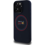 Oracle Red Bull Racing Red Ring szilikon tok, MagSafe, iPhone 16 Pro - sötétkék