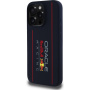 Oracle Red Bull Racing Függőleges logós szilikon tok MagSafe iPhone 16 Pro készülékhez - sötétkék