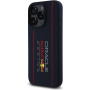 Oracle Red Bull Racing Függőleges logós szilikon tok MagSafe iPhone 16 Pro Max készülékhez - sötétkék